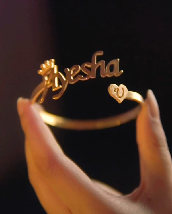 Custom Gold Plated Bangle