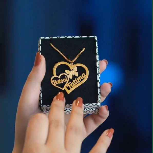 Double Heart Necklace