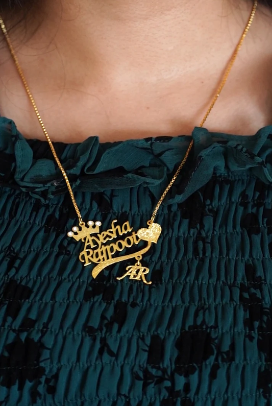 Crown Heart Necklace