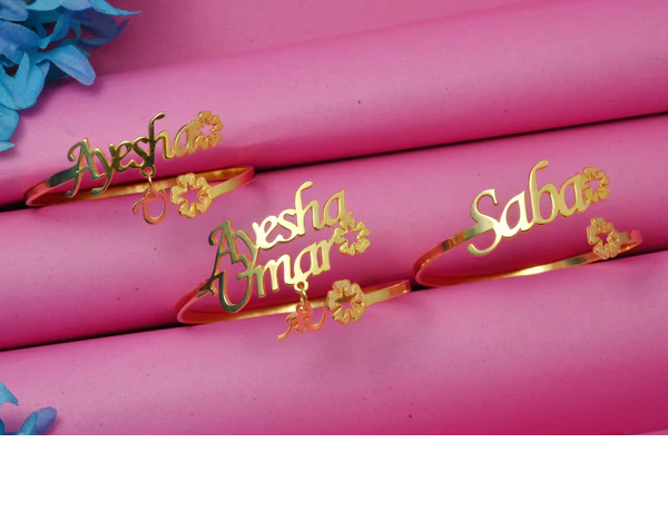 Flower Design Bangle