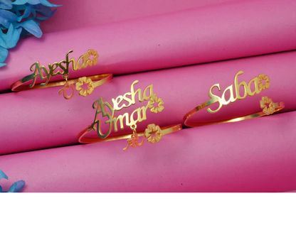 Flower Design Bangle